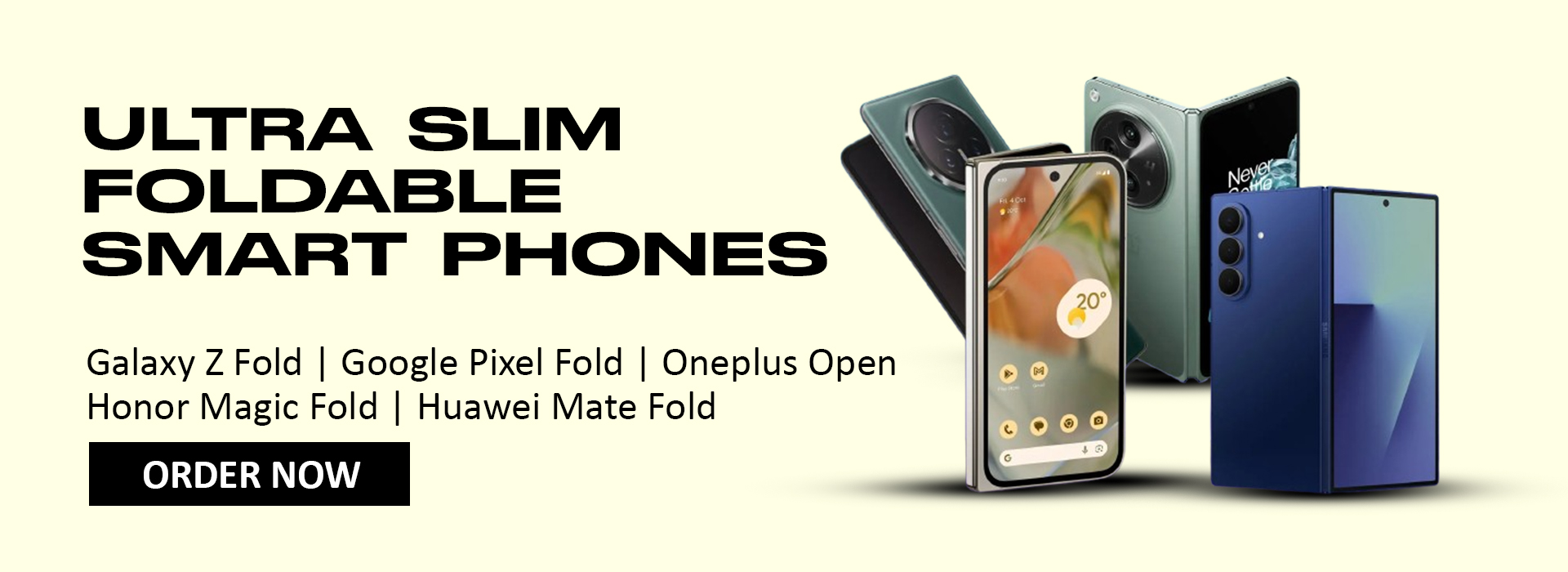 Foldable Phone Banner