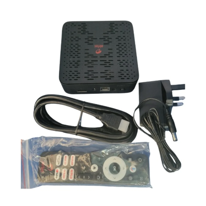 Airtel 4K Android TV Box With Remote | Universal price in nigeria