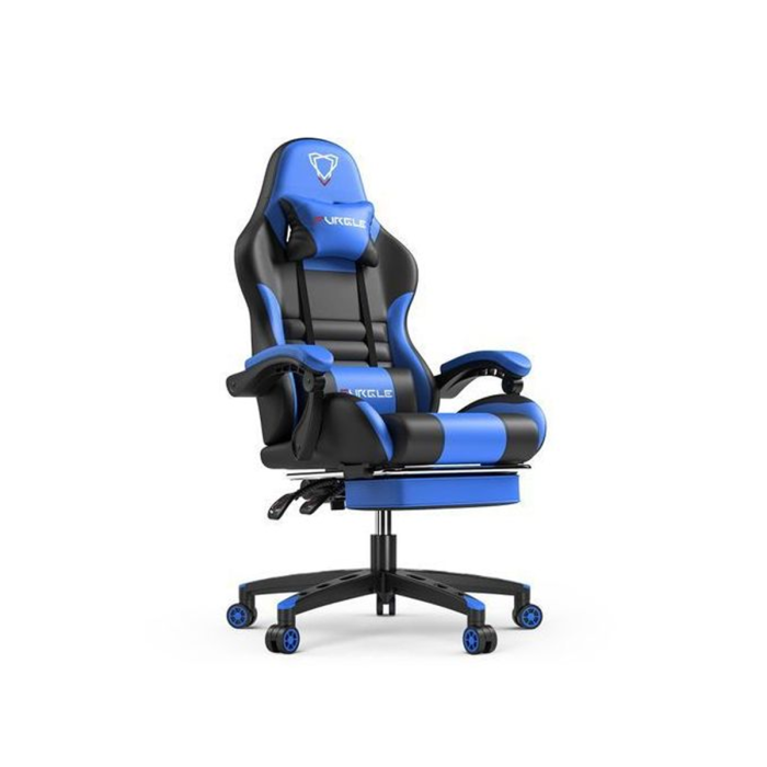 Deadskull Professional Leather Gaming Chair with Ergonomic 3D Armrests & Heavy-Duty Steel Frame for Comfort