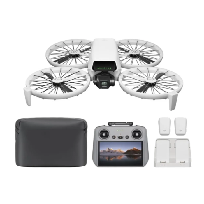 DJI Flip Drone Fly More Combo with RC 2 Controller, Ultra-Compact Foldable Frame, 4K Aerial Video, Rapid Launch