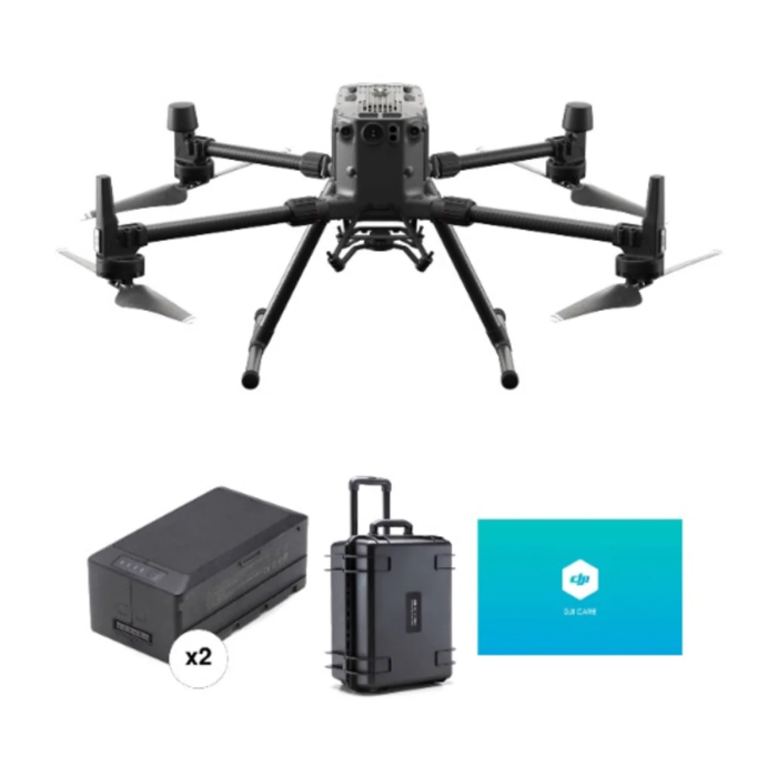 DJI Matrice 300 RTK Next-Generation Enterprise Airframe Bundle, 15km O3 Transmission with 6-Directional AI Sensing, Includes 2x TB60 Batteries and BS60 Charging Hub