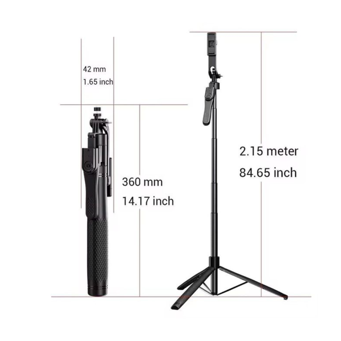 K29 Ultra-Long 215cm Selfie Stick