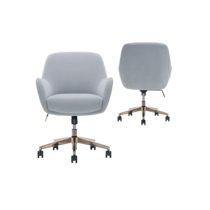 LILLIAN AUGUST Elyse Plush Velvet Home Office Chair in Nigeria
