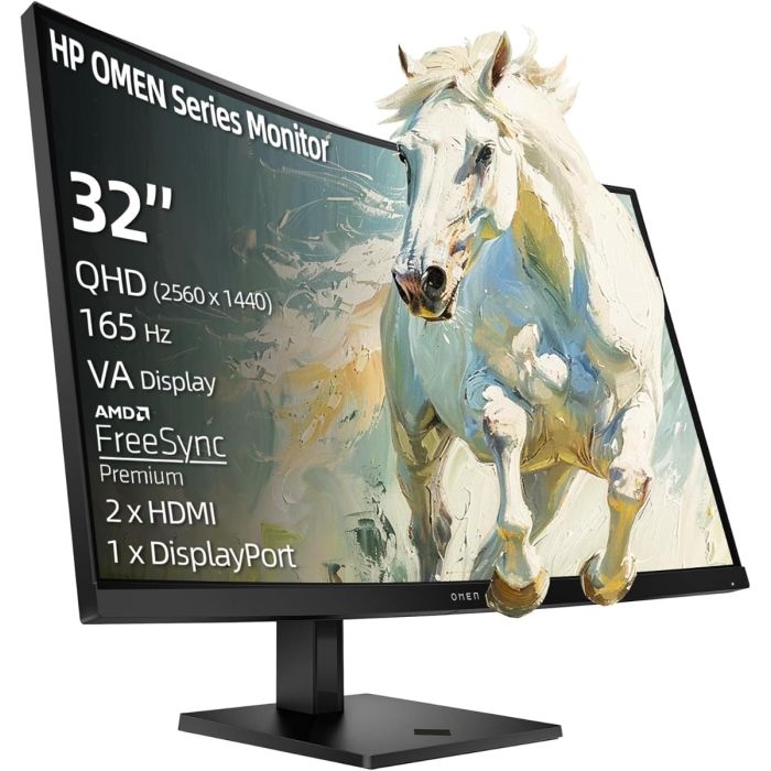 OMEN 32c by HP 31.5-inch Curved QHD Gaming Monitor Nigerian specs.