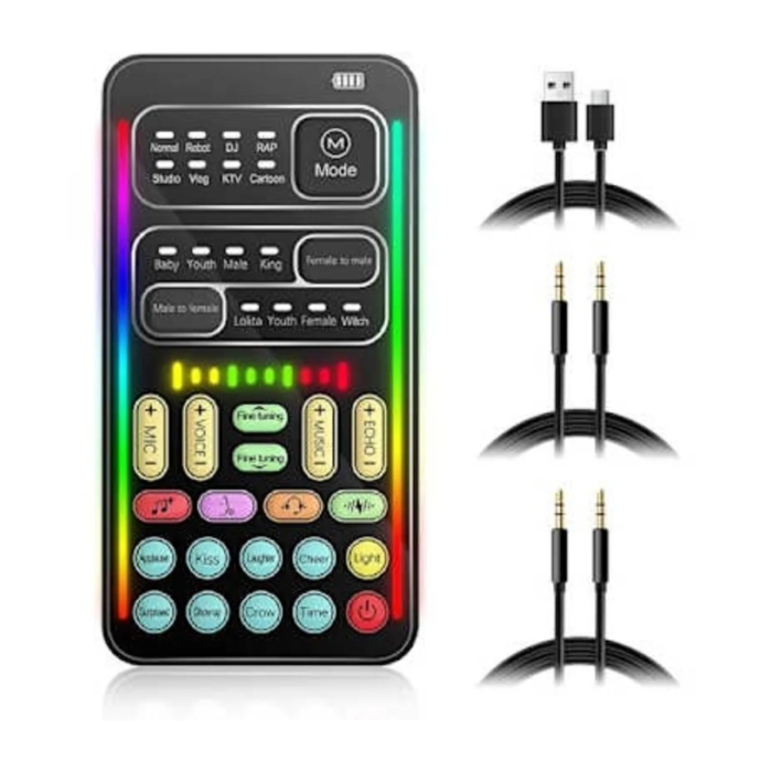 Portable Sound Mixer | I9 Sound Card Voice Changer price