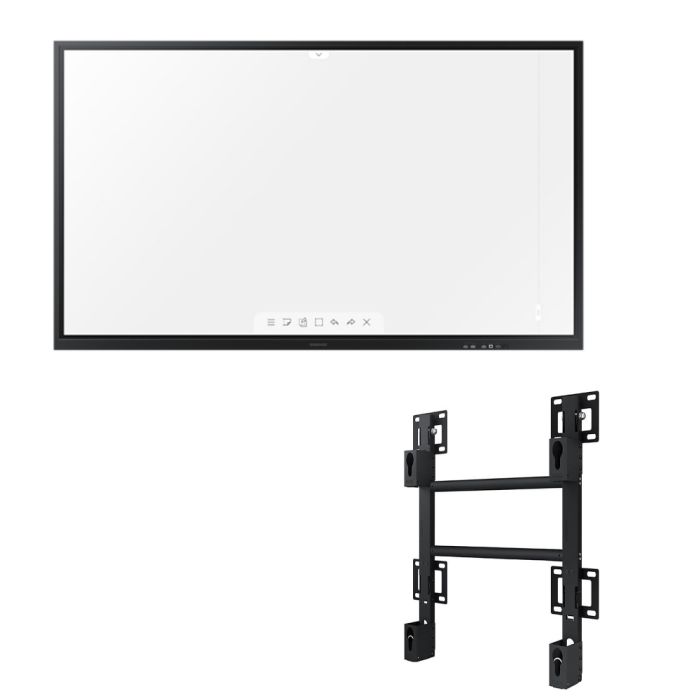 Samsung Flip 3 85-Inch WM85A 4K Interactive Board With the Heavy-Duty WMN-8200SF Wall Mount kit in Nigeria