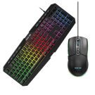 Green Lion GK-400 RGB Gaming Keyboard and Mouse Combo with 104-Key Layout and 1200 DPI High-Precision Sensor