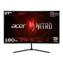 Acer Nitro ED270R S3biip 27-inch FHD Curved Gaming Monitor — 180Hz — 1500R Curvature