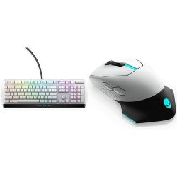 Alienware Gaming Peripheral Bundle — AW510K Keyboard & AW610M Mouse — Low-Profile Mechanical — 16,000 DPI