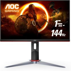 AOC 27G2 27-inch Frameless Gaming IPS Monitor — FHD 1080p — 144Hz Refresh — G-SYNC Compatible — Height Adjustable