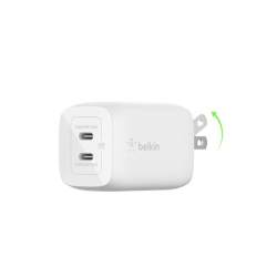 Belkin BoostCharge Pro 65W Dual USB-C GaN Charger