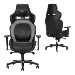 DPS PRO Bravent Elite Gaming Chair — Height Adjustment — Knee-Tilt Mechanism — Padded Headrest