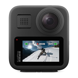GoPro MAX 360 Action Camera with HyperSmooth Stabilization and 5.6K 360-Degree High-Bandwidth Spherical Video Recording
