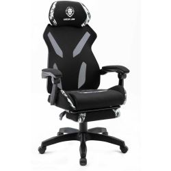 Green Lion Gaming Chair | High-Back Ergonomic Design | Breathable Fabric | 150° Recline