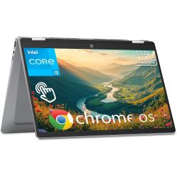 HP Chromebook Plus x360 14b-cd0135cl 2-in-1 Laptop — Intel Core i3-N305 — 8GB RAM — 256GB UFS — 14" 2K Touch