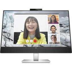 HP M27 27-inch Full HD Monitor — Integrated Camera/Speakers/Mic — 75Hz — USB-C — HAS Stand
