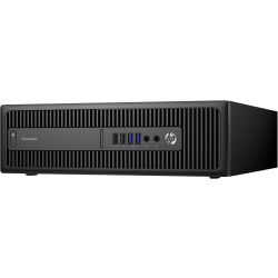HP Recertified EliteDesk 800 G2 Small Form Factor PC — Intel Core i3-6100 — 4GB RAM — 500GB HDD — DVDRW — Win 10 Pro