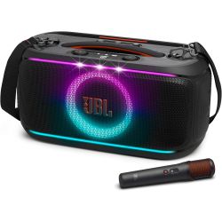 JBL PartyBox On-the-Go 2 Portable Speaker | Wireless Mic Included