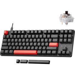 Lemokey X1 Wired Mechanical Keyboard | TKL Layout — QMK Programmable Hub — Tactile Switches