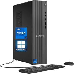 Lenovo IdeaCentre (8 Liter) Tower Desktop — Intel Core i7-14700 — 32GB DDR5 RAM — 1TB SSD — Model: 90XS002NUS