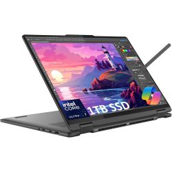 Lenovo Yoga 7i 16-inch 2K Touchscreen 2-in-1 Laptop — Intel Core Ultra 7 155U — 16GB RAM — 1TB SSD