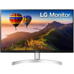 LG 27-inch Class FHD IPS Monitor — 75Hz Refresh — HDMI/D-Sub — 1920 x 1080 — 27MN60T-W
