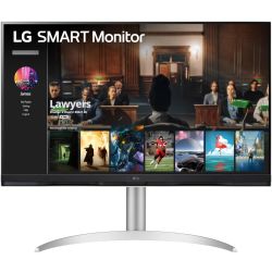 LG 32-inch MyView Smart Monitor — 4K UHD — webOS — Ergo Stand — USB Type-C — 32SQ780S-W