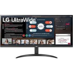 LG 34-inch IPS LED Ultra-Wide FHD Monitor — 75Hz — FreeSync™ — HDR10 — 34WP500-B