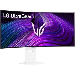 LG 39-inch UltraGear™ OLED WQHD Curved Gaming Monitor — 240Hz — 0.03ms — White — 39GX90SA-W