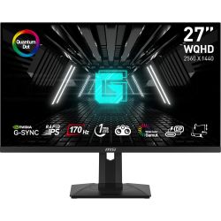 MSI G274QPF 27-inch WQHD Gaming Monitor — Rapid IPS — 170Hz Refresh — USB-C Hub — Four-Way Adjustable Stand