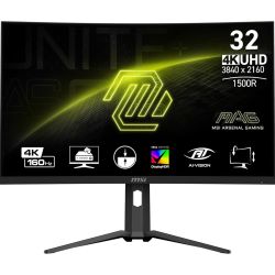 MSI MAG 32-inch 4K UHD Gaming Monitor — 321CUP — 160Hz Refresh — 1ms — 1500R — VA Panel