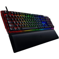 Razer Huntsman V2 Analog Gaming Keyboard — Adjustable Actuation — Analog Optical Switches — Rapid Trigger — Chroma RGB — Wrist Rest