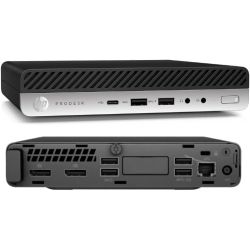 Refurbished HP ProDesk 600 G5 Desktop Mini Business PC — Intel Core i7-9700T — 16GB RAM — 512GB SSD — Win 11 Pro