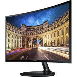 SAMSUNG 24-inch Curved LED Gaming Monitor — Super Slim Design — 60Hz — FreeSync — Black — LC24F390FHNXZA