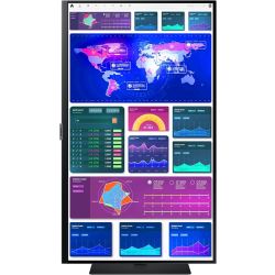 Samsung 24-inch ViewFinity S60UA QHD Monitor — USB Type-C — 75Hz — HDR10 — Black — S24A600UCN