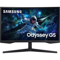 Samsung 27-inch Odyssey G55C QHD Curved Gaming Monitor — 165Hz — 1ms — 1000R — LS27CG554ENXZA