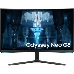 Samsung 32-inch Odyssey Neo G8 4K Curved Gaming Monitor | Quantum HDR2000 — LS32BG852NNXGO