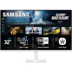 Samsung 32-inch Smart Monitor M7 (M70F) 4K UHD — Vision AI — Smart Hub — White — LS32FM703UNXZA
