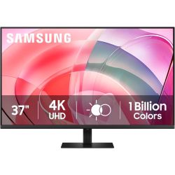 Samsung 37″ ViewFinity S7 (S70D) 4K UHD HDR10 High Resolution Monitor — TUV-Certified — Black — LS37D700EANXZA