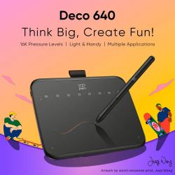 xp pen deco 640 graphic tablet 